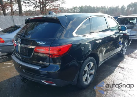 2014 Acura Mdx from USA, damaged, VIN 5FRYD4H26EB020667